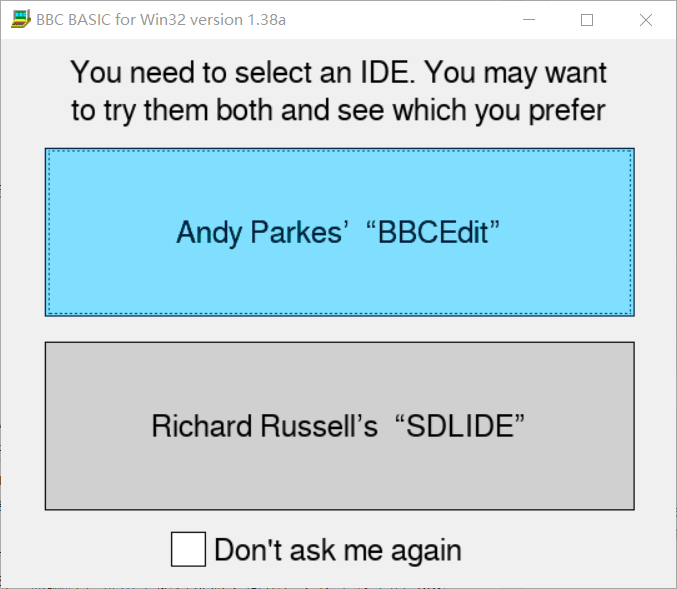 BBC BASIC