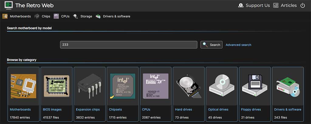The Retro Web